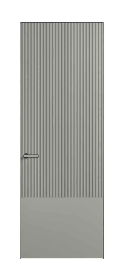 Дверь межкомнатная Velvet 8203 Матовый нейтральный серый. Скрытый короб Черный Цена 71270 . Фабрика дверей Волховец 8 (800) 551 43 19 Межкомнатная дверь Velvet 8203 Матовый нейтральный серый. Цена 71270 | Volhovec