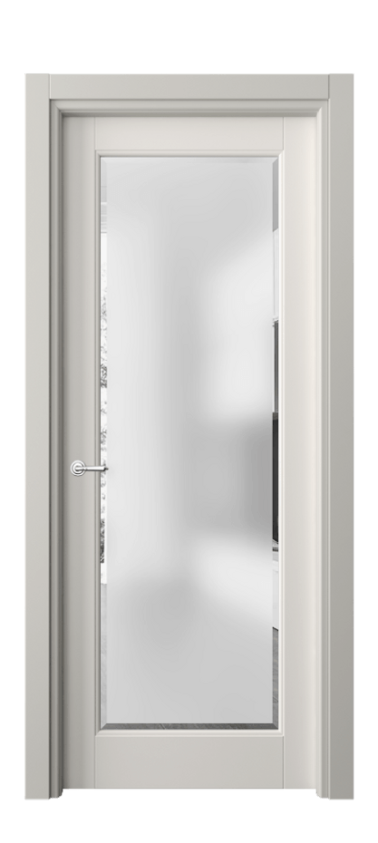 Дверь межкомнатная Toscana Elegante 6300 Бук пудровый белый Сатинированное стекло с фацетом Гладкий наличник БПБЛ Цена 140650 сом Наличники уже входят в базовый комплект. Фабрика дверей Волховец 8 (800) 551 43 19 Межкомнатная дверь Toscana Elegante 6300 Бук пудровый белый Сатинированное стекло с фацетом Цена 140650 сом | Volhovec