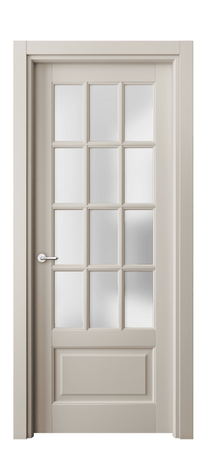 Межкомнатная дверь Toscana Grigliato 6313 Бук светло-бежевый Сатинированное стекло Цена 166270 сом | Volhovec