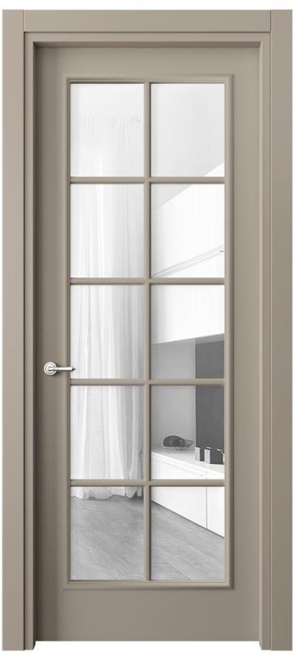 Дверь межкомнатная Paris 8102 Матовый бисквитный Прозрачное стекло Гладкий наличник МБСК Цена 89690 сом Наличники уже входят в базовый комплект. Фабрика дверей Волховец 8 (800) 551 43 19 Межкомнатная дверь Paris 8102 Матовый бисквитный Прозрачное стекло Цена 89690 сом| Volhovec