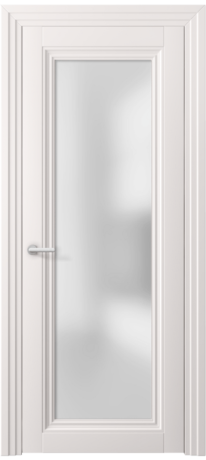 Межкомнатная дверь Центро 2502 ПЭТ кремово-серый Сатинированное стекло Цена 68431 сом | Volhovec