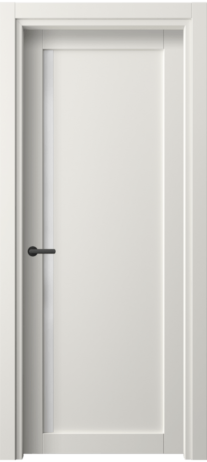 Межкомнатная дверь Нео 2110 ПЭТ белоснежный Сатинированное стекло Цена 44410 сом | Volhovec