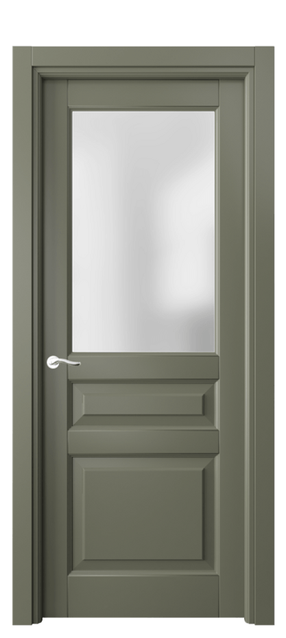 Межкомнатная дверь Lignum 0710 Бук оливковый тёмный Сатинированное стекло Цена 111240 сом | Volhovec