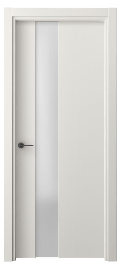 Межкомнатная дверь Freedom 4224 Софт-тач белоснежный Сатинированное стекло Цена 39850 сом | Volhovec