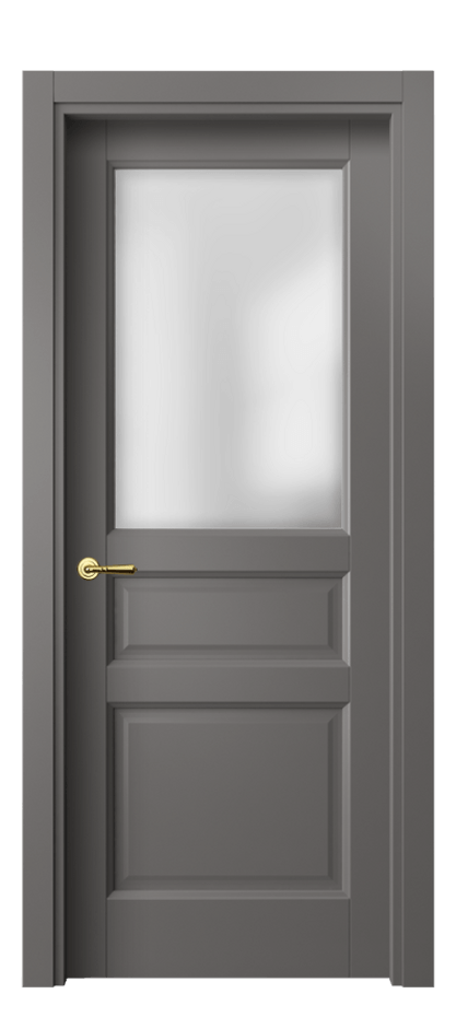 Межкомнатная дверь Galant 1432 Матовый классический серый Сатинированное стекло Цена 61030 сом | Volhovec