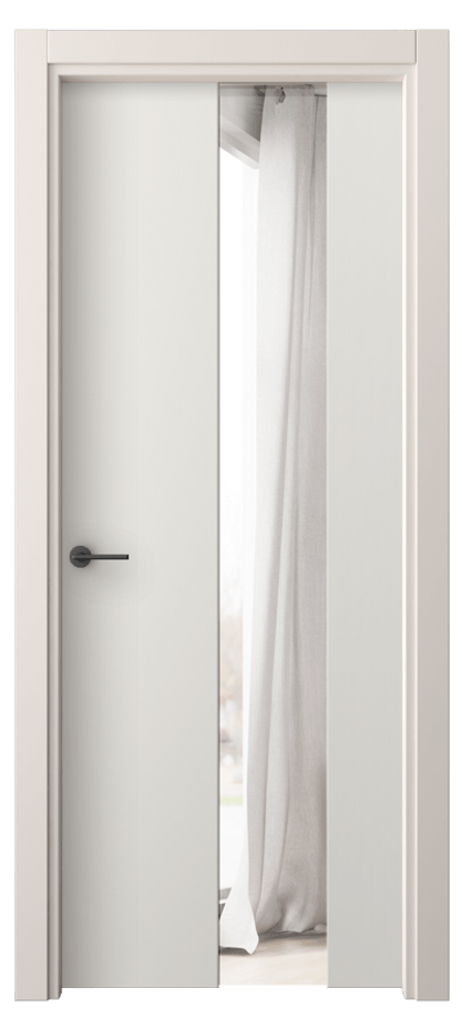 Межкомнатная дверь Фридом 4226 ПЭТ белоснежный Двустороннее зеркало, триплекс Цена 48410.6 сом | Volhovec