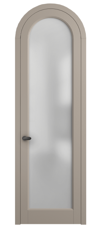 Межкомнатная дверь Палаццо 6814 Матовый бисквитный Сатинированное стекло Цена 182230 сом | Volhovec