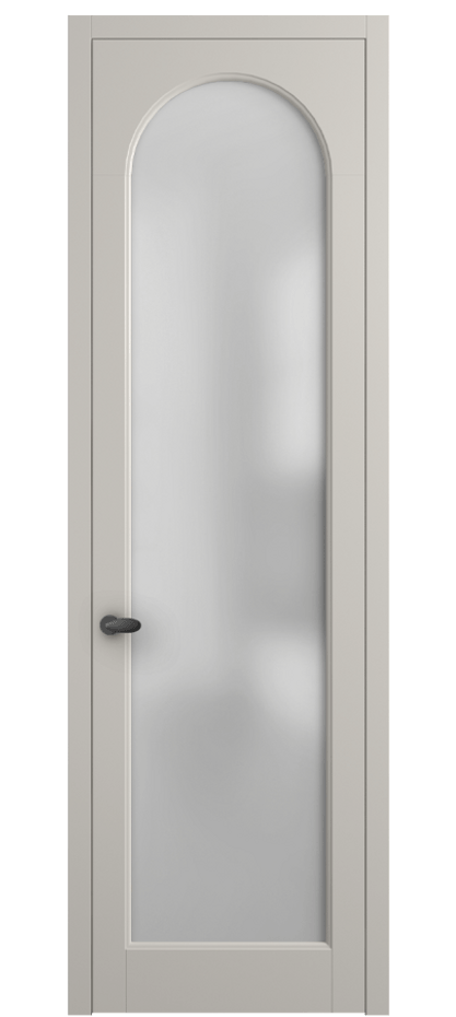 Межкомнатная дверь Палаццо 6804 Матовый облачно-серый Сатинированное стекло Цена 141270 сом | Volhovec