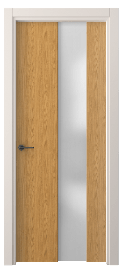 Межкомнатная дверь Freedom 4226 Ванильный дуб Сатинированное стекло Цена 47520 сом | Volhovec