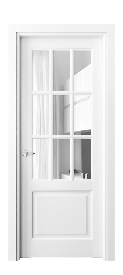 Дверь межкомнатная Тоскана Грильято 6312 Матовый белоснежный Прозрачное стекло Гладкий наличник МБЛ Цена 162920 сом Наличники уже входят в базовый комплект. Фабрика дверей Волховец 8 (800) 551 43 19 Межкомнатная дверь Тоскана Грильято 6312 Матовый белоснежный Прозрачное стекло Цена 162920 сом | Volhovec