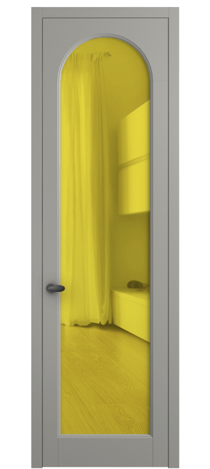 Дверь межкомнатная Палаццо 6804 Матовый нейтральный серый Прозрачное жёлтое стекло, триплекс 0536 МНСР Цена 141270 сом Наличники уже входят в базовый комплект. Фабрика дверей Волховец 8 (800) 551 43 19 Межкомнатная дверь Палаццо 6804 Матовый нейтральный серый Прозрачное жёлтое стекло, триплекс Цена 141270 сом | Volhovec