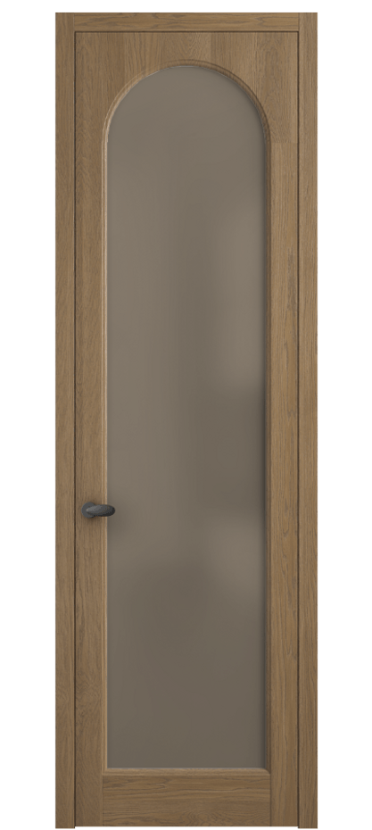 Межкомнатная дверь Палаццо 6804 Дуб мускатный матовый Сатинированное бронзовое стекло, триплекс Цена 222080 сом | Volhovec