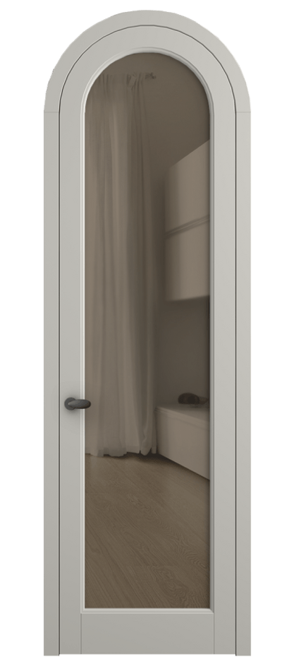 Дверь межкомнатная Палаццо 6814 Матовый тёплый серый Прозрачное бронзовое стекло, триплекс 0536R МТСР Цена 182230 сом Наличники уже входят в базовый комплект. Фабрика дверей Волховец 8 (800) 551 43 19 Межкомнатная дверь Палаццо 6814 Матовый тёплый серый Прозрачное бронзовое стекло, триплекс Цена 182230 сом | Volhovec