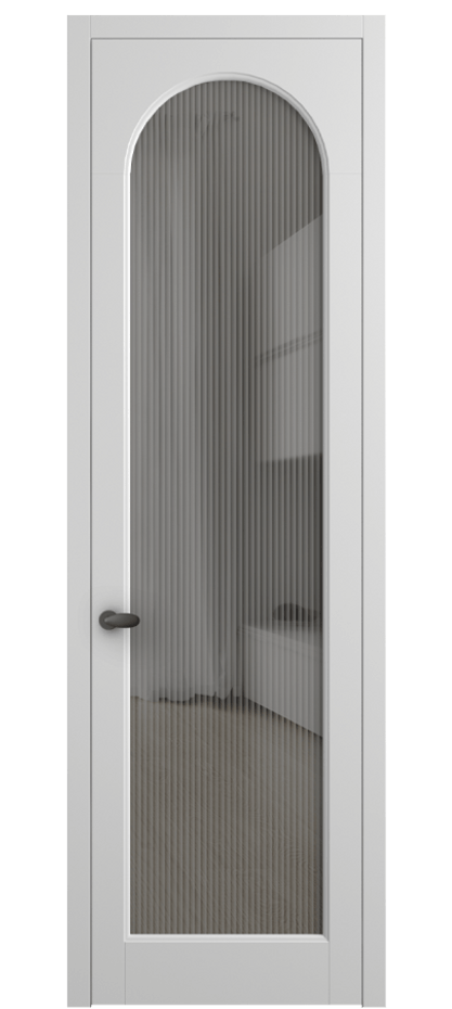 Дверь межкомнатная Палаццо 6804 Матовый белоснежный Рифлёное серое стекло "Moru", триплекс 0536 МБЛ Цена 152920 сом Наличники уже входят в базовый комплект. Фабрика дверей Волховец 8 (800) 551 43 19 Межкомнатная дверь Палаццо 6804 Матовый белоснежный Рифлёное серое стекло "Moru", триплекс Цена 152920 сом | Volhovec