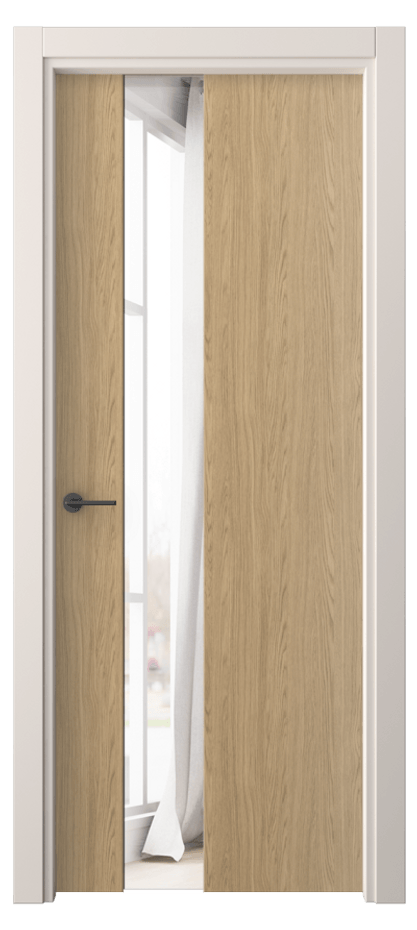 Межкомнатная дверь Freedom 4224 Жемчужный дуб Двустороннее зеркало, триплекс Цена 58680 сом | Volhovec