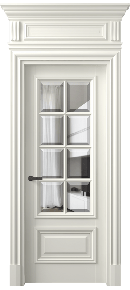 Межкомнатная дверь Antique 7316 Бук жемчуг Прозрачное стекло с фацетом Цена 267920 сом | Volhovec