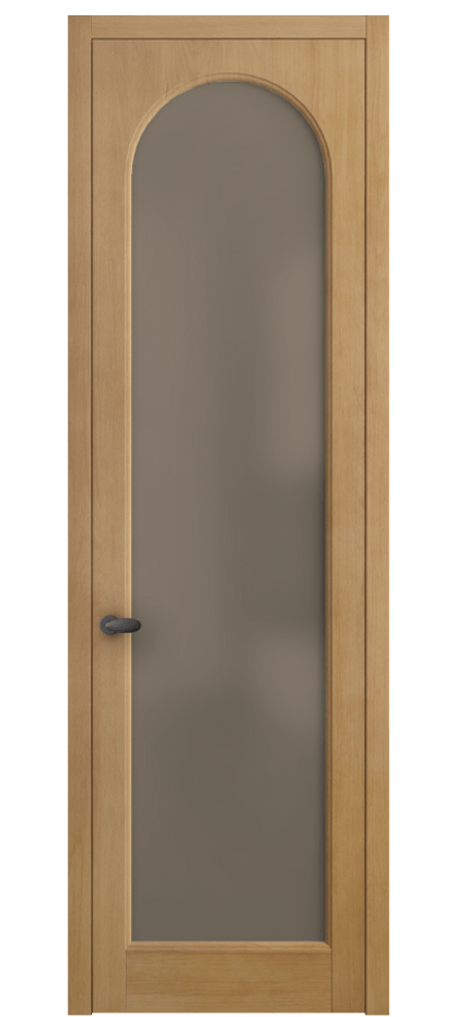 Межкомнатная дверь Палаццо 6804 Бук натуральный матовый Сатинированное бронзовое стекло, триплекс Цена 176580 сом | Volhovec