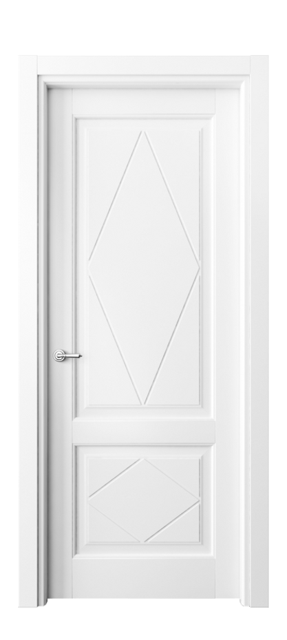 Межкомнатная дверь Тоскана Ромбо 6343 Матовый белоснежный  Цена 146181 сом | Volhovec
