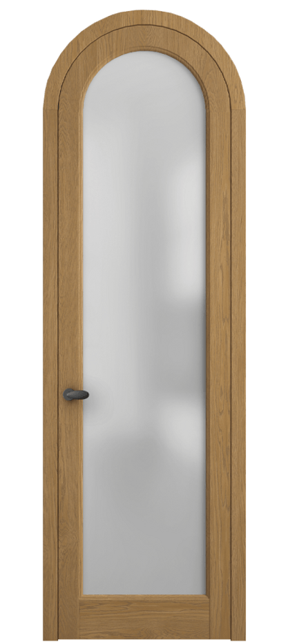 Межкомнатная дверь Палаццо 6814 Дуб солнечный матовый Сатинированное стекло Цена 300440 сом | Volhovec