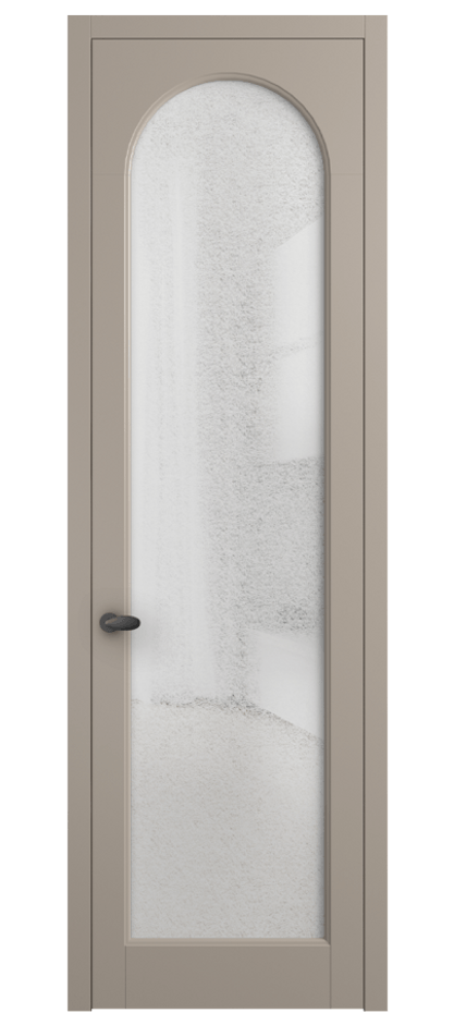 Межкомнатная дверь Палаццо 6804 Матовый бисквитный Фактурное стекло "Лёд", триплекс Цена 150010 сом | Volhovec