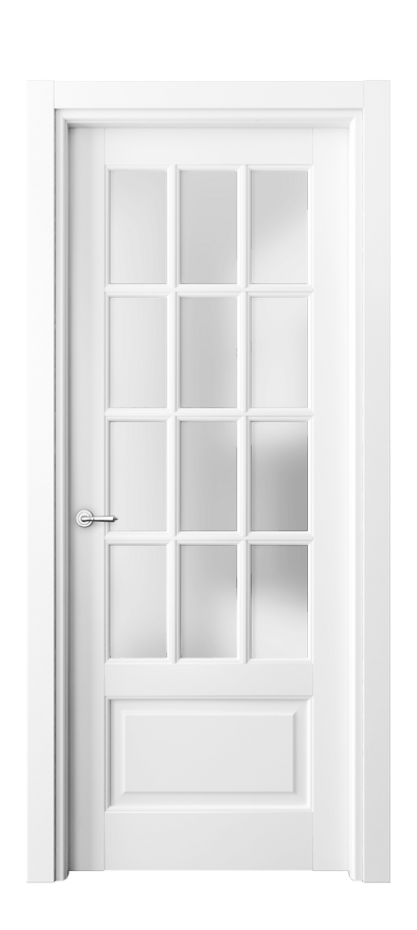 Дверь межкомнатная Тоскана Грильято 6313 Матовый белоснежный Сатинированное стекло Гладкий наличник МБЛ Цена 162920 сом Наличники уже входят в базовый комплект. Фабрика дверей Волховец 8 (800) 551 43 19 Межкомнатная дверь Тоскана Грильято 6313 Матовый белоснежный Сатинированное стекло Цена 162920 сом | Volhovec