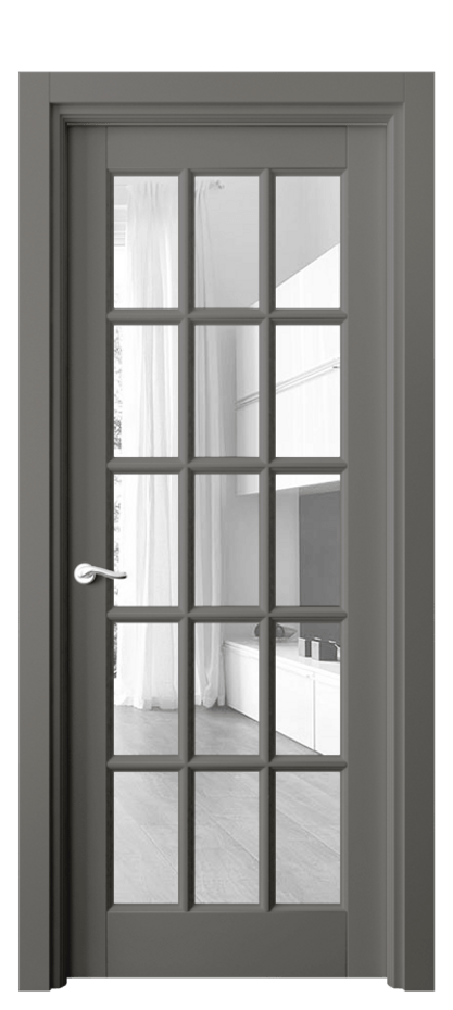 Дверь межкомнатная Лигнум 0708 Матовый классический серый Прозрачное стекло Гладкий наличник МКЛС Цена 167880 сом Наличники уже входят в базовый комплект. Фабрика дверей Волховец 8 (800) 551 43 19 Межкомнатная дверь Лигнум 0708 Матовый классический серый Прозрачное стекло Цена 167880 сом | Volhovec