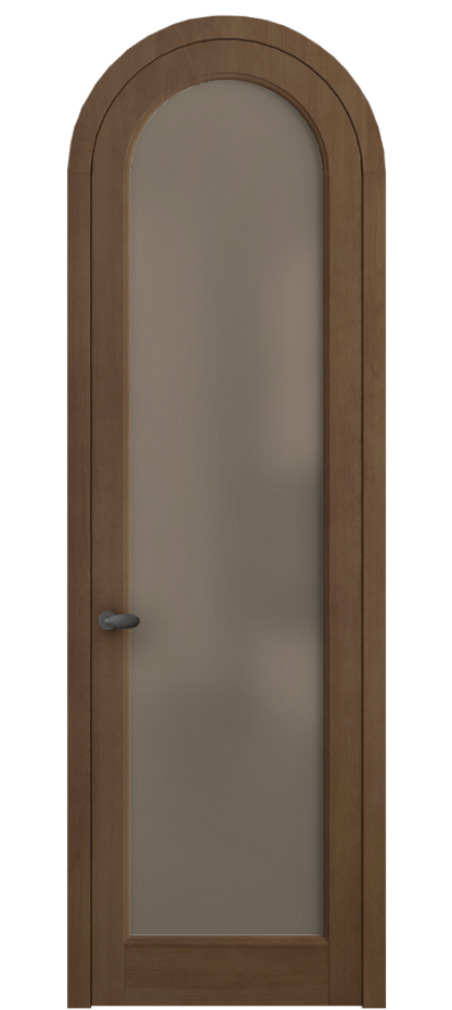 Межкомнатная дверь Палаццо 6814 Бук тёмный матовый Сатинированное бронзовое стекло, триплекс Цена 255290 сом | Volhovec