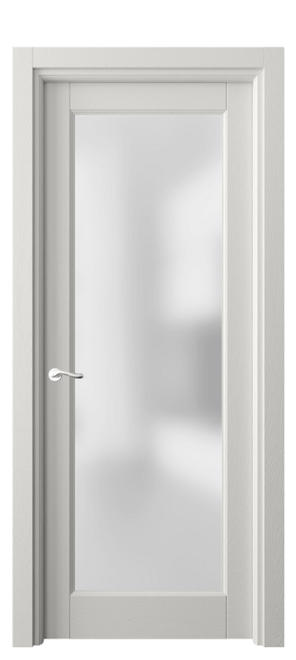 Межкомнатная дверь Лигнум 0700 Дуб серая эмаль Сатинированное стекло Цена 190150 сом | Volhovec
