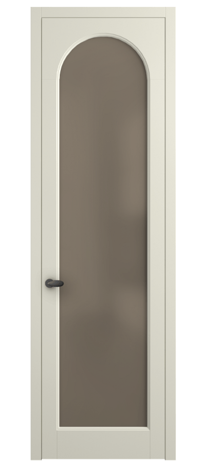 Межкомнатная дверь Палаццо 6804 Матовый молочно-белый Сатинированное бронзовое стекло, триплекс Цена 141270 сом | Volhovec