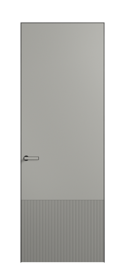 Дверь межкомнатная Вельвет 8202 Матовый нейтральный серый. Скрытый короб Черный Цена 94600 . Фабрика дверей Волховец 8 (800) 551 43 19 Межкомнатная дверь Вельвет 8202 Матовый нейтральный серый. Цена 94600 | Volhovec