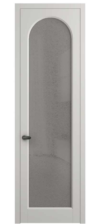 Межкомнатная дверь Палаццо 6804 Матовый серый Фактурное серое стекло "Лёд", триплекс Цена 150010 сом | Volhovec