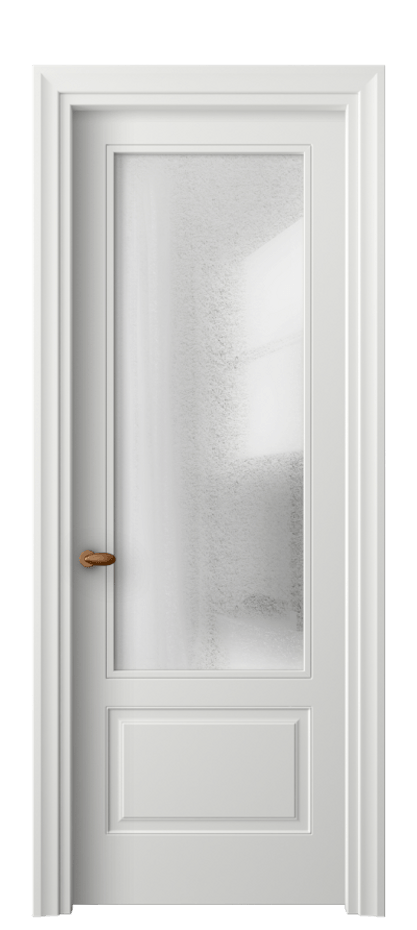 Межкомнатная дверь Esse 8542 Матовый светло-серый Фактурное стекло "Лёд", триплекс Цена 111090 сом | Volhovec