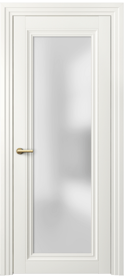 Межкомнатная дверь Центро 2502 Матовый жемчужный Сатинированное стекло Цена 90560 сом | Volhovec