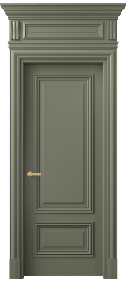 Межкомнатная дверь Антик 7307 Матовый оливковый тёмный  Цена 242290 сом | Volhovec