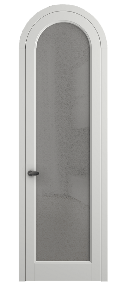 Межкомнатная дверь Палаццо 6814 Матовый светло-серый Фактурное серое стекло "Лёд", триплекс Цена 190970 сом | Volhovec