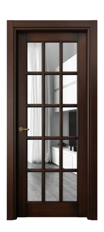 Дверь межкомнатная Тоскана Грильято 6311 Бук тёмный с патиной Двустороннее зеркало, триплекс Гладкий наличник БТП Цена 197720 сом Наличники уже входят в базовый комплект. Фабрика дверей Волховец 8 (800) 551 43 19 Межкомнатная дверь Тоскана Грильято 6311 Бук тёмный с патиной Двустороннее зеркало, триплекс Цена 197720 сом | Volhovec