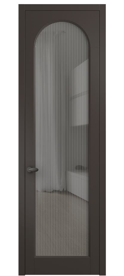 Дверь межкомнатная Палаццо 6804 Матовый антрацит Рифлёное серое стекло "Moru", триплекс 0536 МАН Цена 152920 сом Наличники уже входят в базовый комплект. Фабрика дверей Волховец 8 (800) 551 43 19 Межкомнатная дверь Палаццо 6804 Матовый антрацит Рифлёное серое стекло "Moru", триплекс Цена 152920 сом | Volhovec