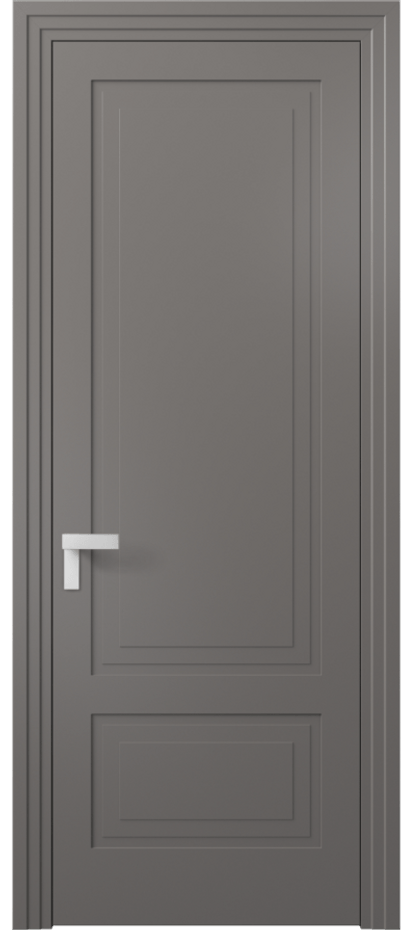 Межкомнатная дверь Rocca АКП 8341 Матовый классический серый  Цена 124341 сом | Volhovec