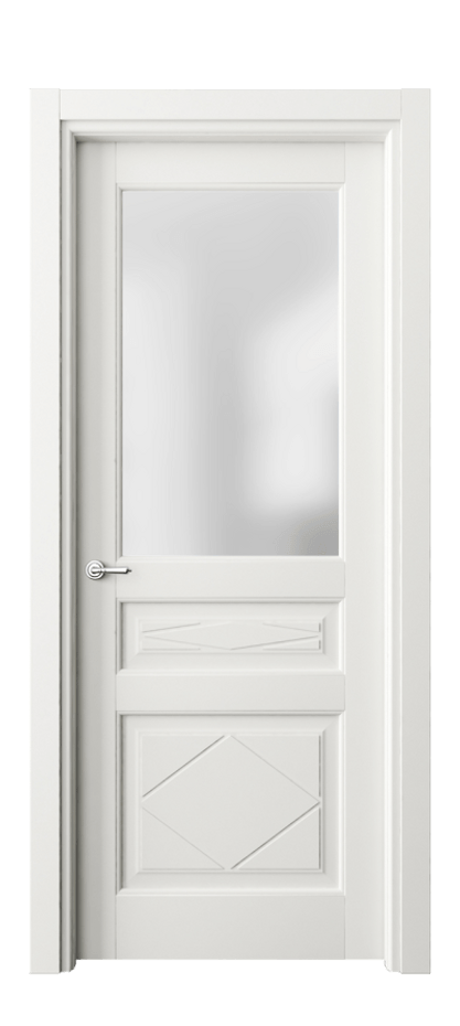 Межкомнатная дверь Тоскана Ромбо 6344 Матовый серый Сатинированное стекло Цена 144000 сом | Volhovec