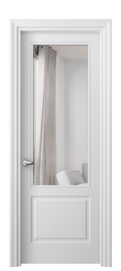 Межкомнатная дверь Esse 8552 Матовый белоснежный Двустороннее зеркало, триплекс Цена 84210 сом | Volhovec