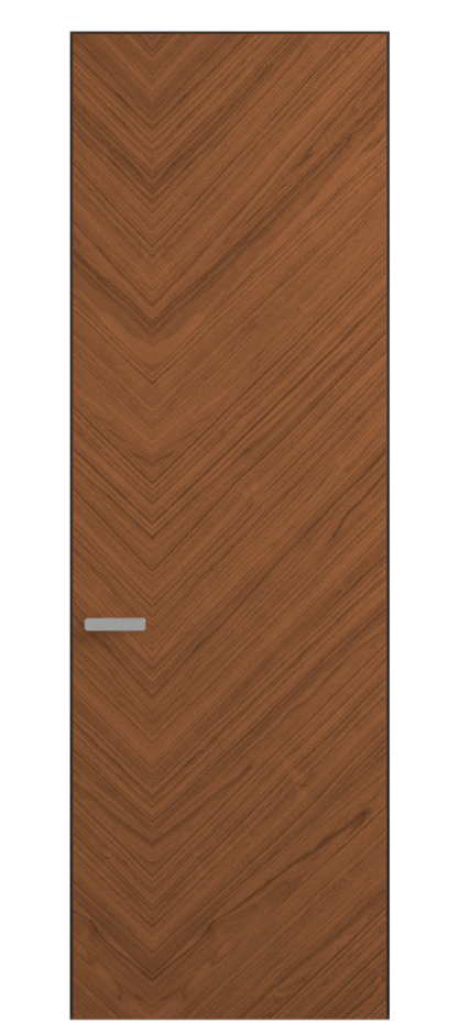 Дверь межкомнатная Rift 0201 Орех медный матовый рифт  Скрытый короб Черный Цена 77589 ₽ Наличники уже входят в базовый комплект. Фабрика дверей Волховец 8 (800) 551 43 19 Межкомнатная дверь Rift 0201 Орех медный матовый рифт  Цена 77589 ₽ | Volhovec