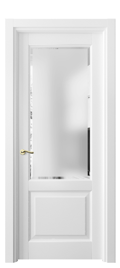 Дверь межкомнатная Лигнум 0740 Матовый белоснежный Сатинированное стекло с фацетом Гладкий наличник МБЛ Цена 141380 сом Наличники уже входят в базовый комплект. Фабрика дверей Волховец 8 (800) 551 43 19 Межкомнатная дверь Лигнум 0740 Матовый белоснежный Сатинированное стекло с фацетом Цена 141380 сом | Volhovec