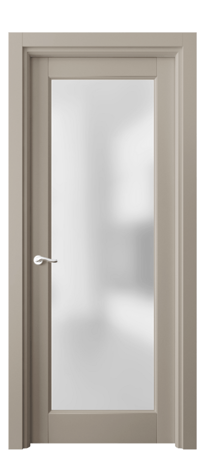 Межкомнатная дверь Лигнум 0700 Матовый бисквитный Сатинированное стекло Цена 138460 сом | Volhovec
