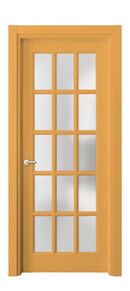 Межкомнатная дверь Toscana Grigliato 6311 Бук белоснежный Сатинированное стекло Цена 163070 сом | Volhovec