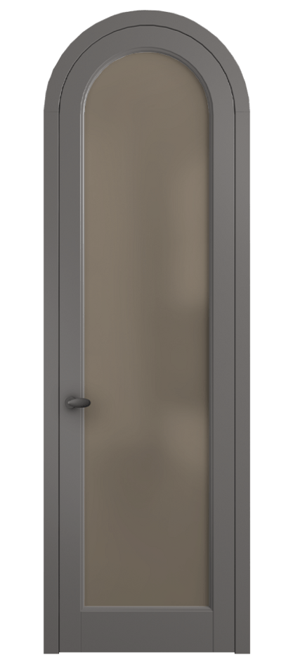 Межкомнатная дверь Палаццо 6814 Матовый классический серый Сатинированное бронзовое стекло, триплекс Цена 182230 сом | Volhovec