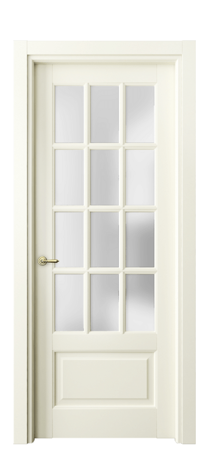 Межкомнатная дверь Тоскана Грильято 6313 Матовый молочно-белый Сатинированное стекло Цена 162920 сом | Volhovec