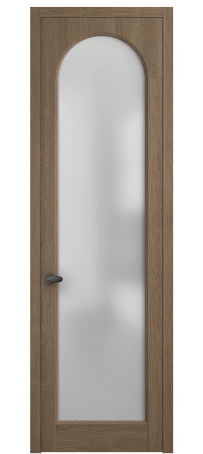 Межкомнатная дверь Палаццо 6804 Дуб джутовый матовый Сатинированное стекло Цена 222080 сом | Volhovec