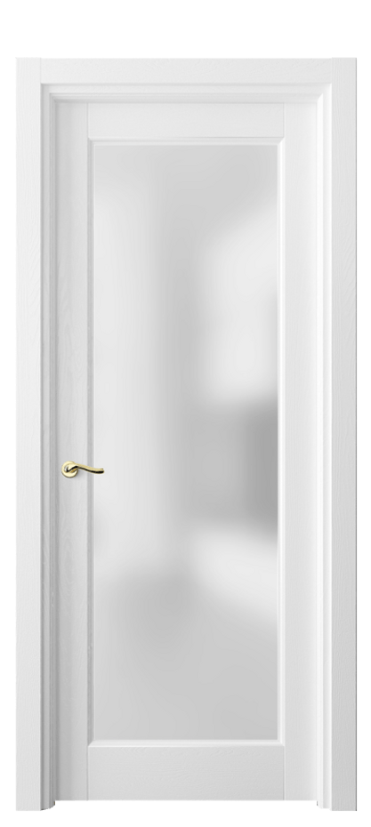 Межкомнатная дверь Лигнум 0700 Дуб белоснежный Сатинированное стекло Цена 188400 сом | Volhovec