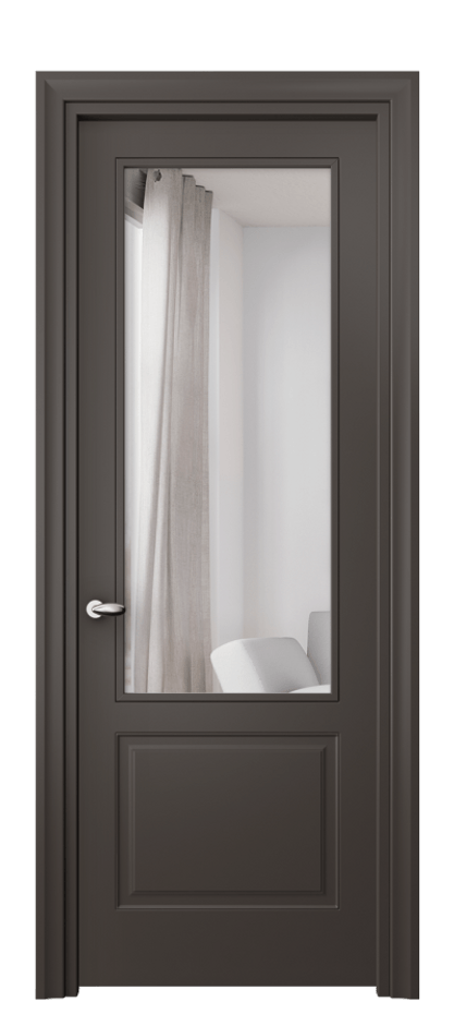 Дверь межкомнатная Esse 8552 Матовый антрацит Двустороннее зеркало, триплекс, 7 мм Фигурный универсальный наличник МАН Цена 99150 сом Наличники уже входят в базовый комплект. Фабрика дверей Волховец 8 (800) 551 43 19 Межкомнатная дверь Esse 8552 Матовый антрацит Двустороннее зеркало, триплекс, 7 мм Цена 99150 сом | Volhovec