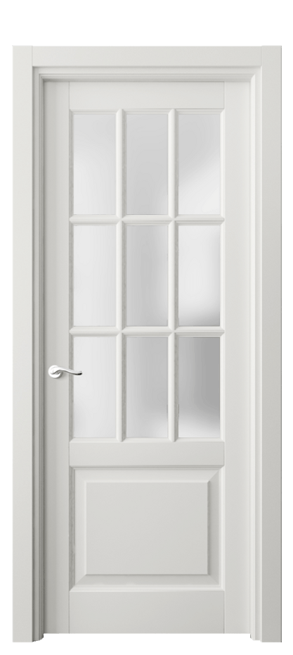 Межкомнатная дверь Лигнум 0748 Матовый серый Сатинированное стекло Цена 174720 сом | Volhovec